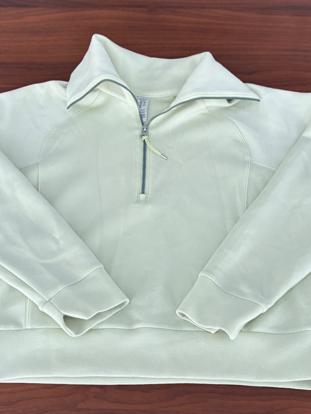 Spanx Mint Green Hooded Zip Sweatshirt Medium